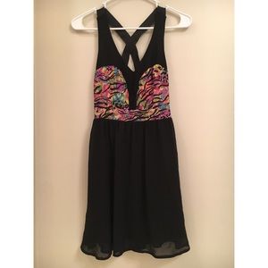 Cute and flirty cross back dress